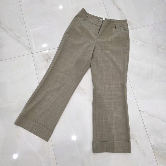 LOFT Petite Size 4 Kaki Tan Pants Approx 26 Inseam - Picture 1 of 6
